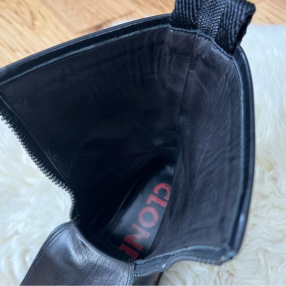 Funky Zip up Clone combat boots Black Size 6 - Picture 10 of 12